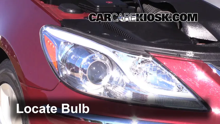 2013 Hyundai Genesis 3.8 3.8L V6 Lights Highbeam (replace bulb)